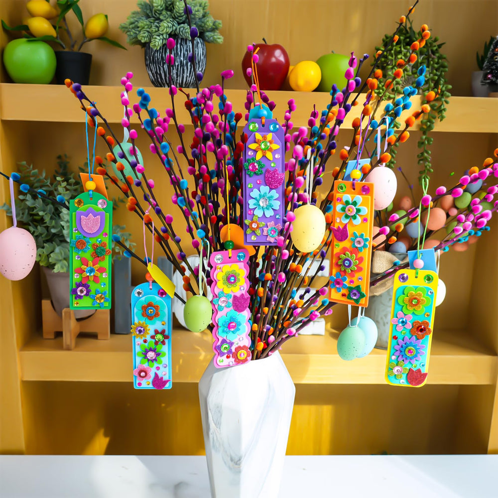 Winlyn classroom-ready flower crafts kit in spring colors