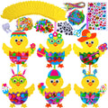 Winlyn Easter Chick Hatching egg foam base for kids crafts
