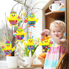 Winlyn Easter craft pom poms add color and texture