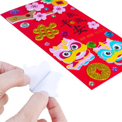 Winlyn Lunar New Year foam stickers for vibrant decorations.