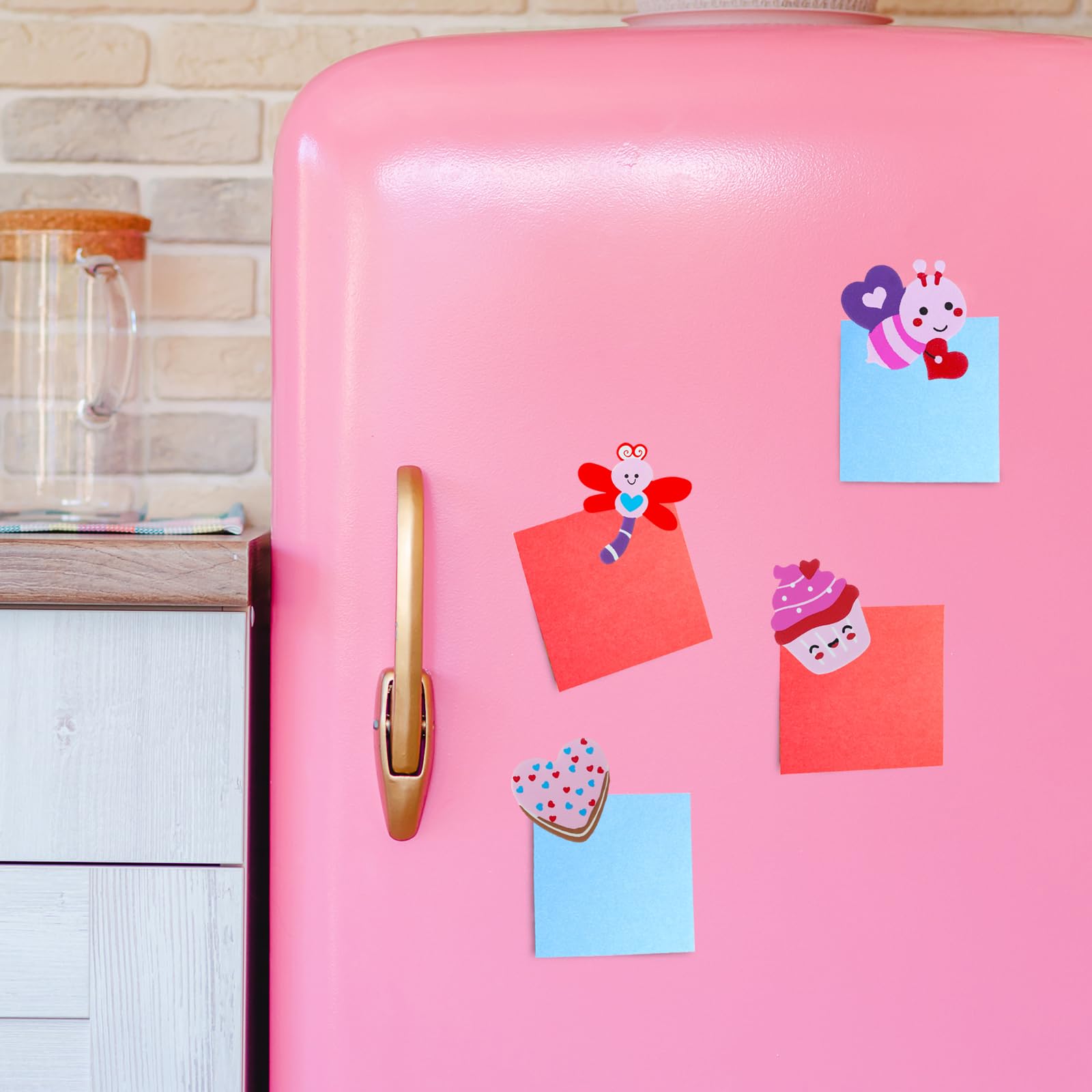 Winlyn donut foam stickers offer festive accents for crafts