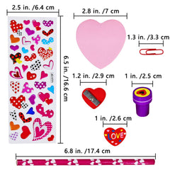 Winlyn heart erasers for fun, mess-free art.