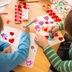 Winlyn heart jewel stickers provide subtle bling to cards