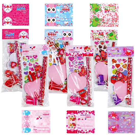 Winlyn valentines pencils add color to notes.