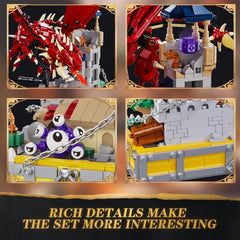 WINNER SPACE medieval castle build-set showing brick-brand compatibility.