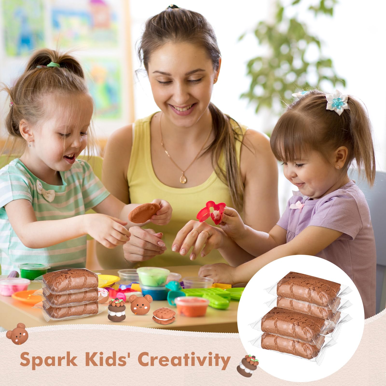 WinnerWhy classroom craft project with clay for school use