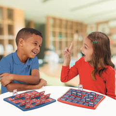 Winning Moves Marvel Guess Who? colorful hero cards including Iron Man and Hulk