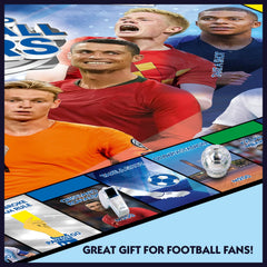 Winning Moves World Football Stars Monopoly Kane token highlighting leadership on the field.