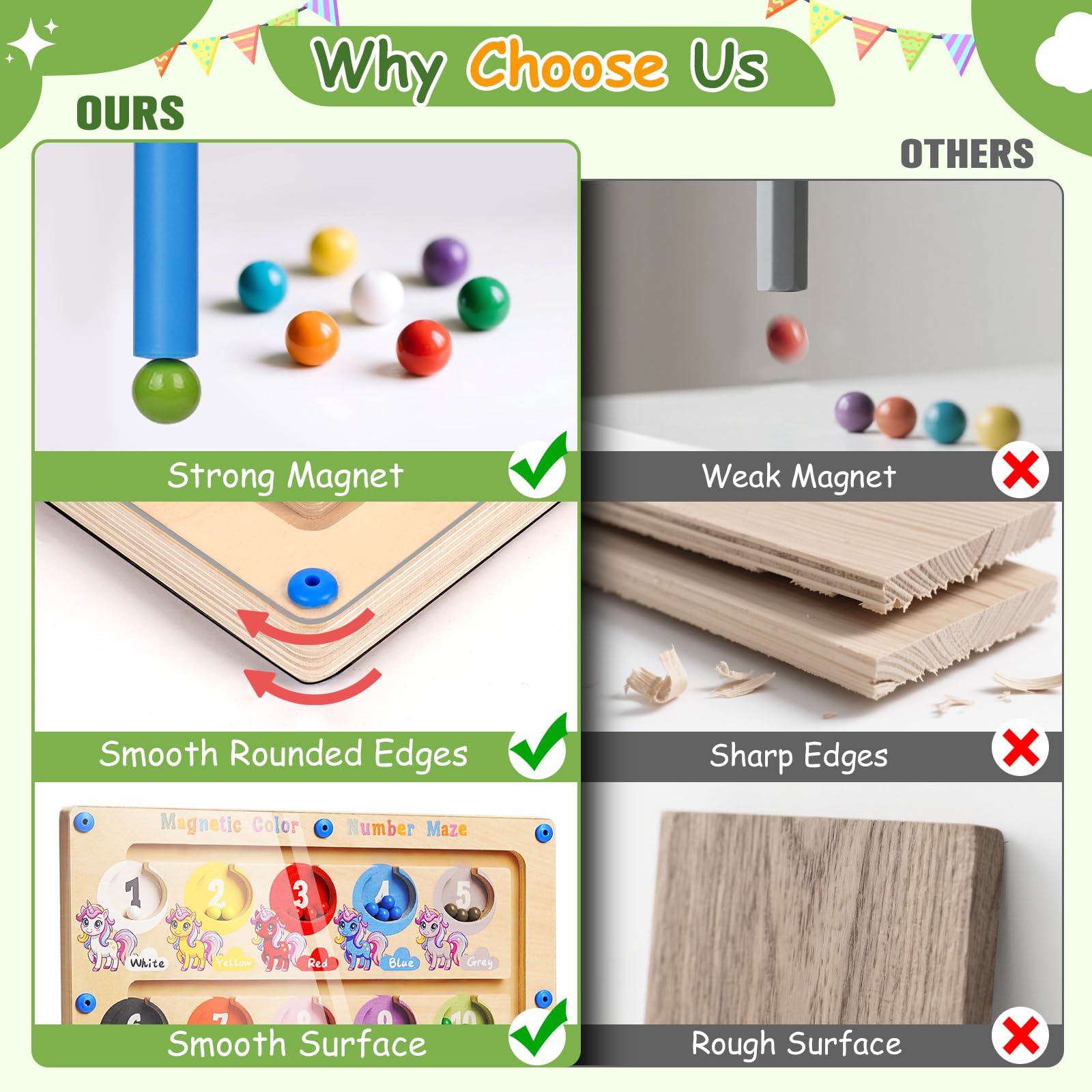 Winnrok gift box packaging highlighting Montessori learning toy