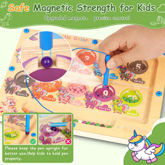 Winnrok wooden board surface with smooth edges for safe toddler play