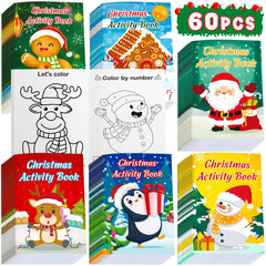 Winrain Christmas activity books bulk set for classroom gifting and party favors.