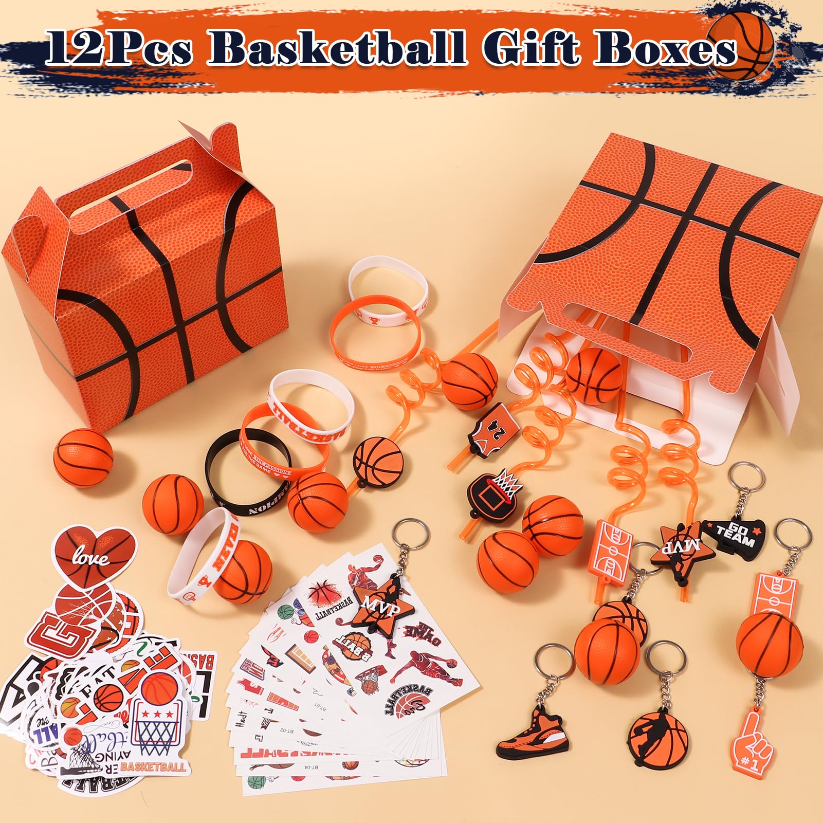 Winrayk basketball gift bags to organize small goodies for guests