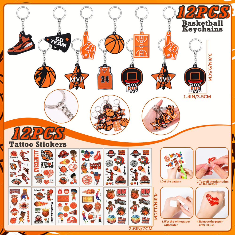 Winrayk basketball tattoo stickers add playful accents to outfits