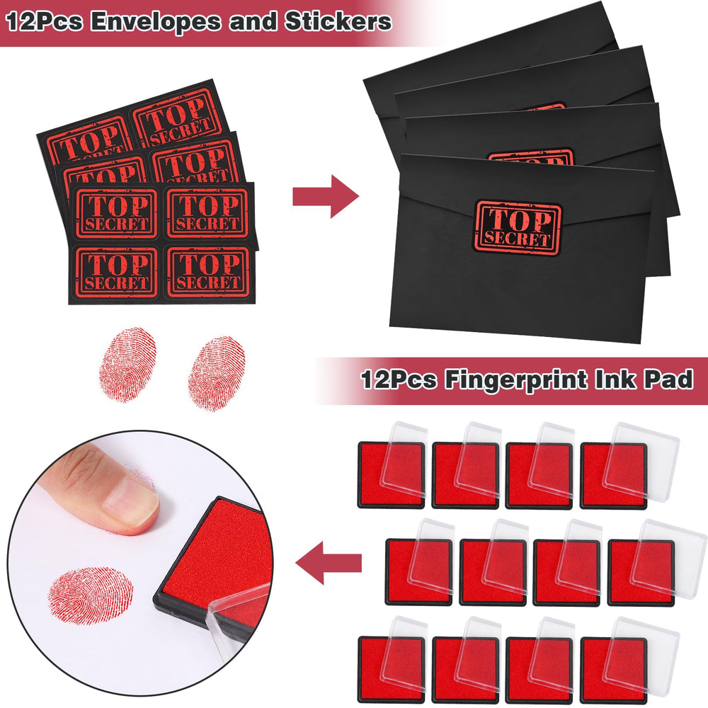 Winrayk envelope seal stickers add detective finishing touches