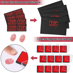 Winrayk envelope seal stickers add detective finishing touches