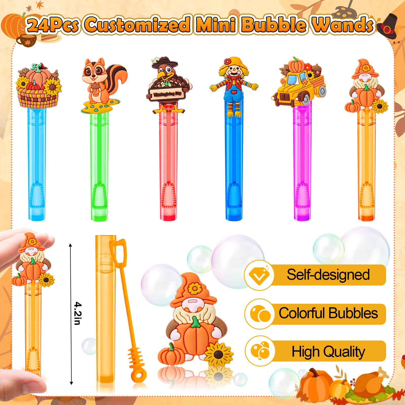 Winrayk kids enjoy vibrant bubbles, ideal for fall parties and photos.