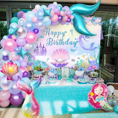 Winrayk latex balloons 103-count set ensures full, festive décor.
