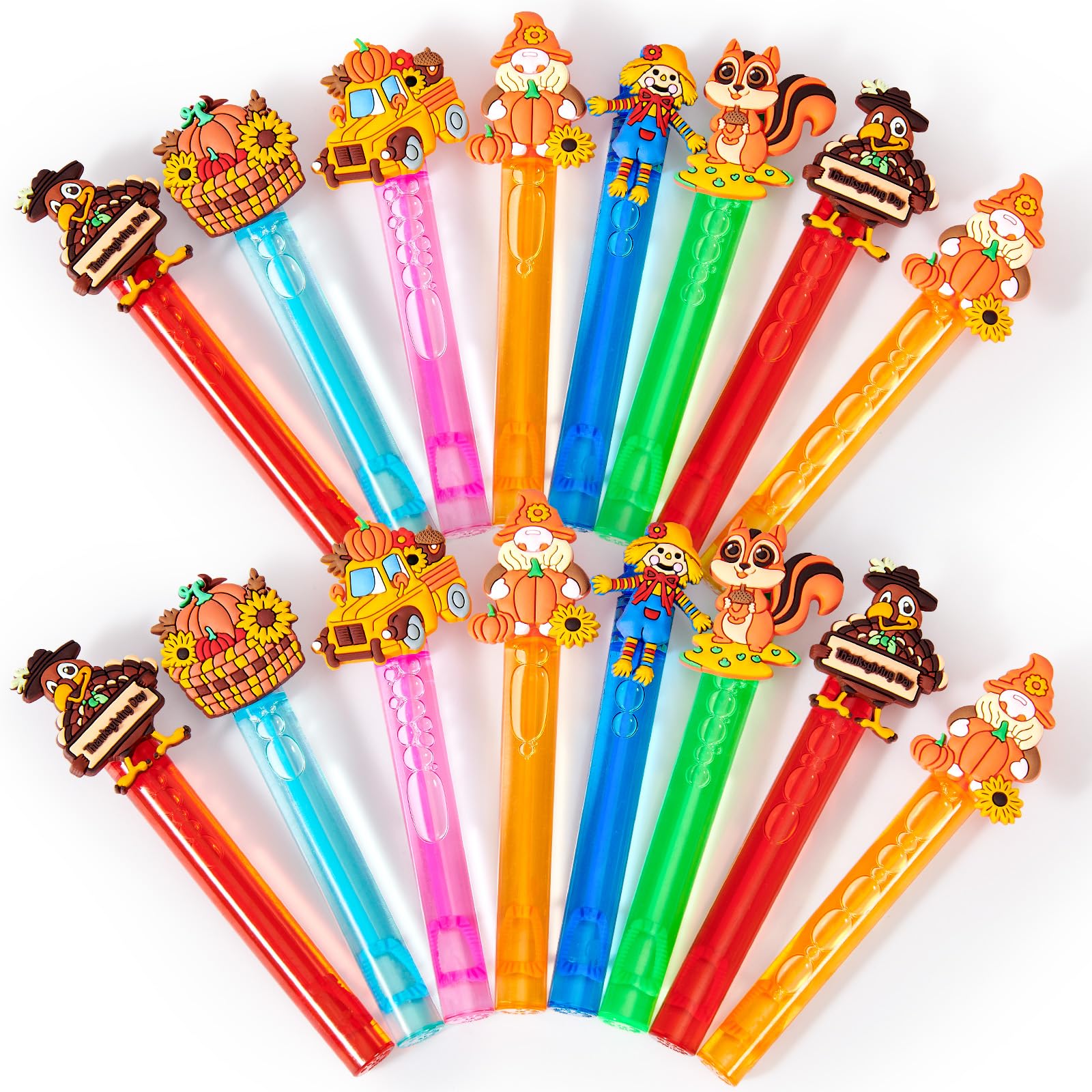 Winrayk bubble wands as photo props for autumn celebrations.
