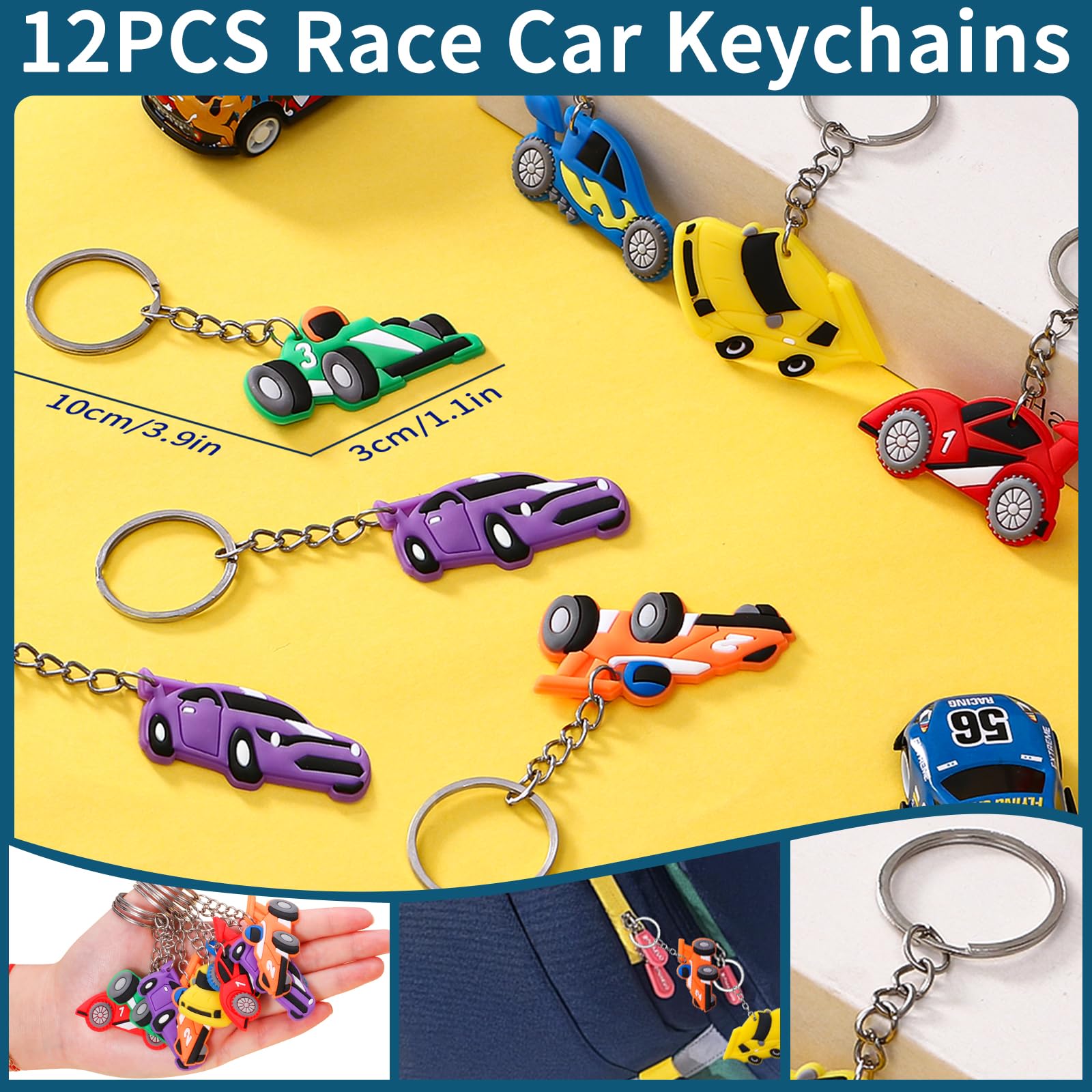 Winrayk race car stickers are waterproof and kid-friendly for playful décor.