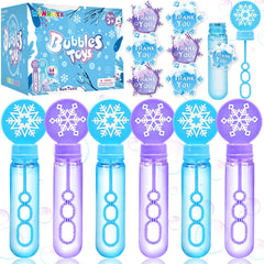 Winrayk snowflake bubble wands 24-pack brighten winter playtime.