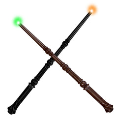 WinSence light-up wizard wand black duel close-up for imaginative play