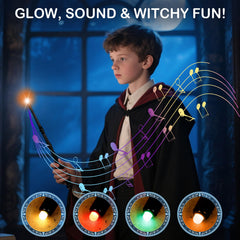 WinSence light-up wizard wand brown duel close-up for imaginative play