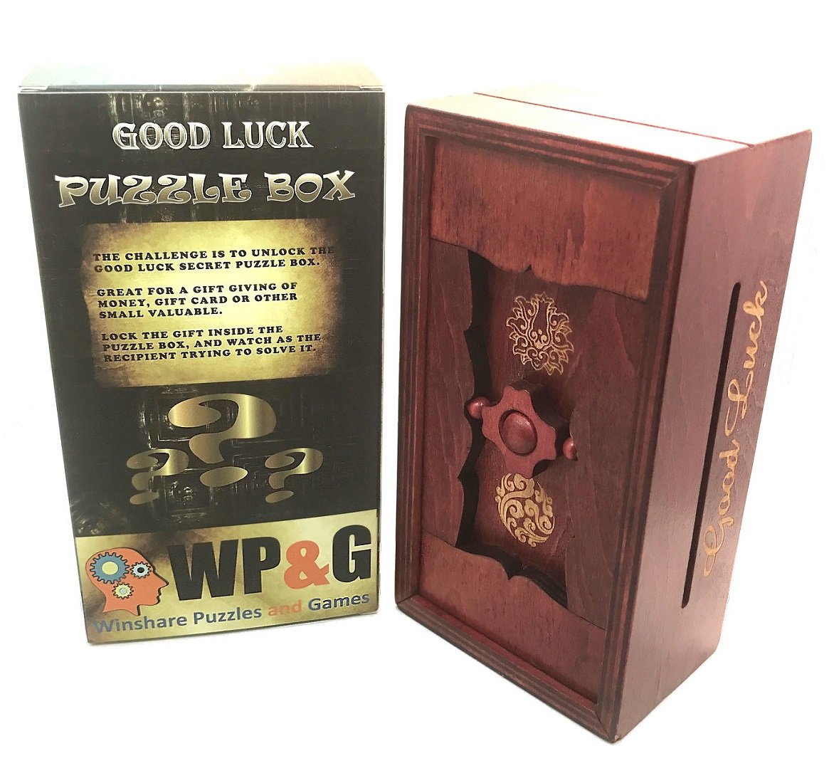 Winshare Good Luck Puzzle Box gift card slot illustrating practical gifting option