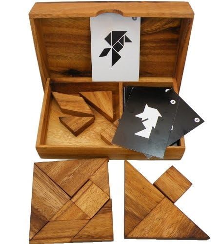 Winshare Logic Tangram Set compact box for organized storage