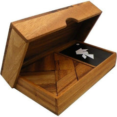 Winshare Logic Tangram Set instruction booklet with simple layout tips