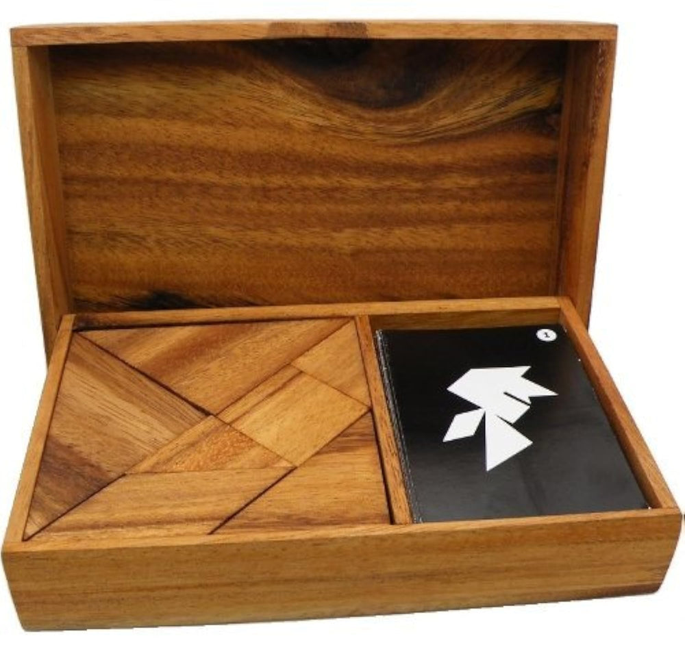 Winshare Logic Tangram Set wooden pieces for engaging spatial puzzle play at home