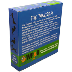 Winshare Tangram pieces arranged beside silhouettes for strategy planning.