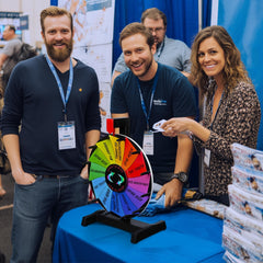 WinSpin prize wheel with rolling bearing delivers smooth spins and steady turns.