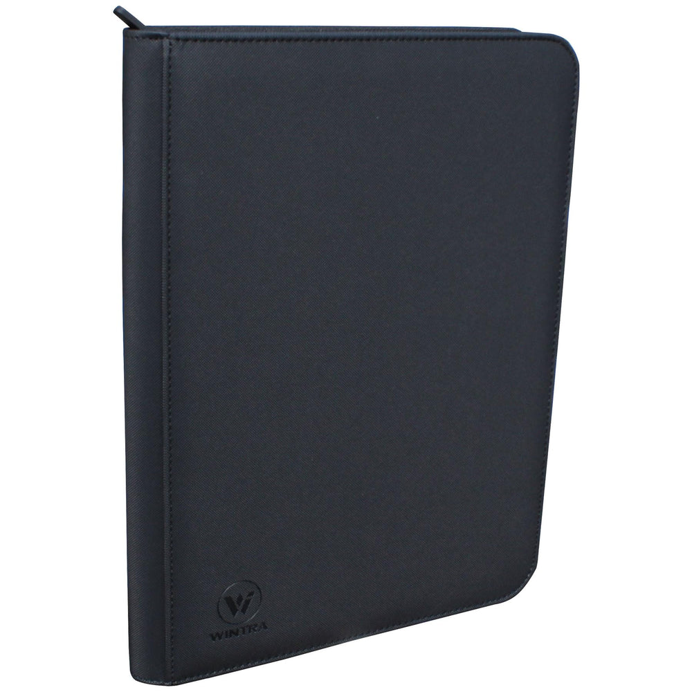 WINTRA Premium 360-pocket binder front cover showing durable design for card protection.