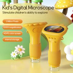 WINWEND pocket-microscope eight LED lighting for clear images in low light