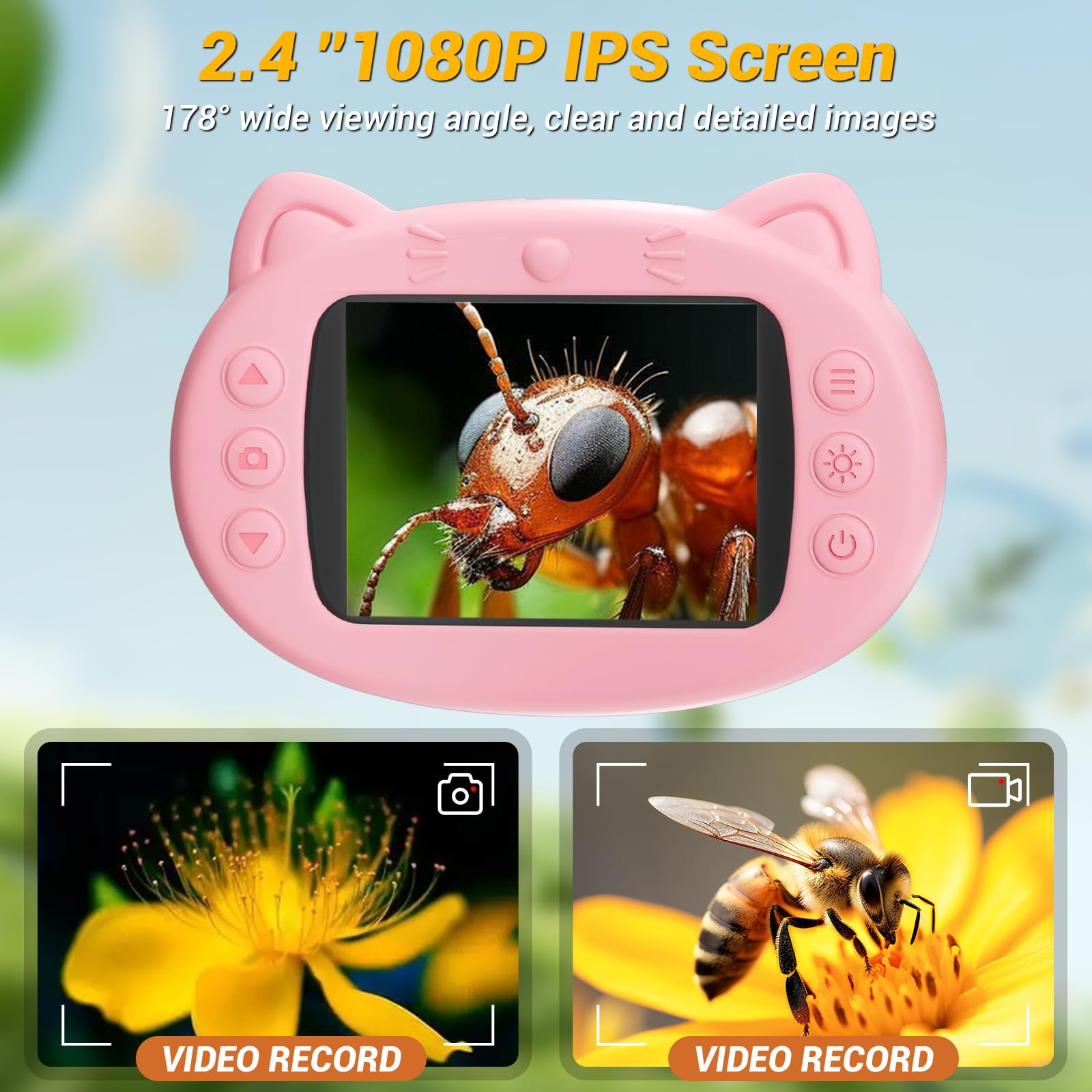WINWEND pocket microscope with 8 LEDs clarifies details in low light for curious hands.