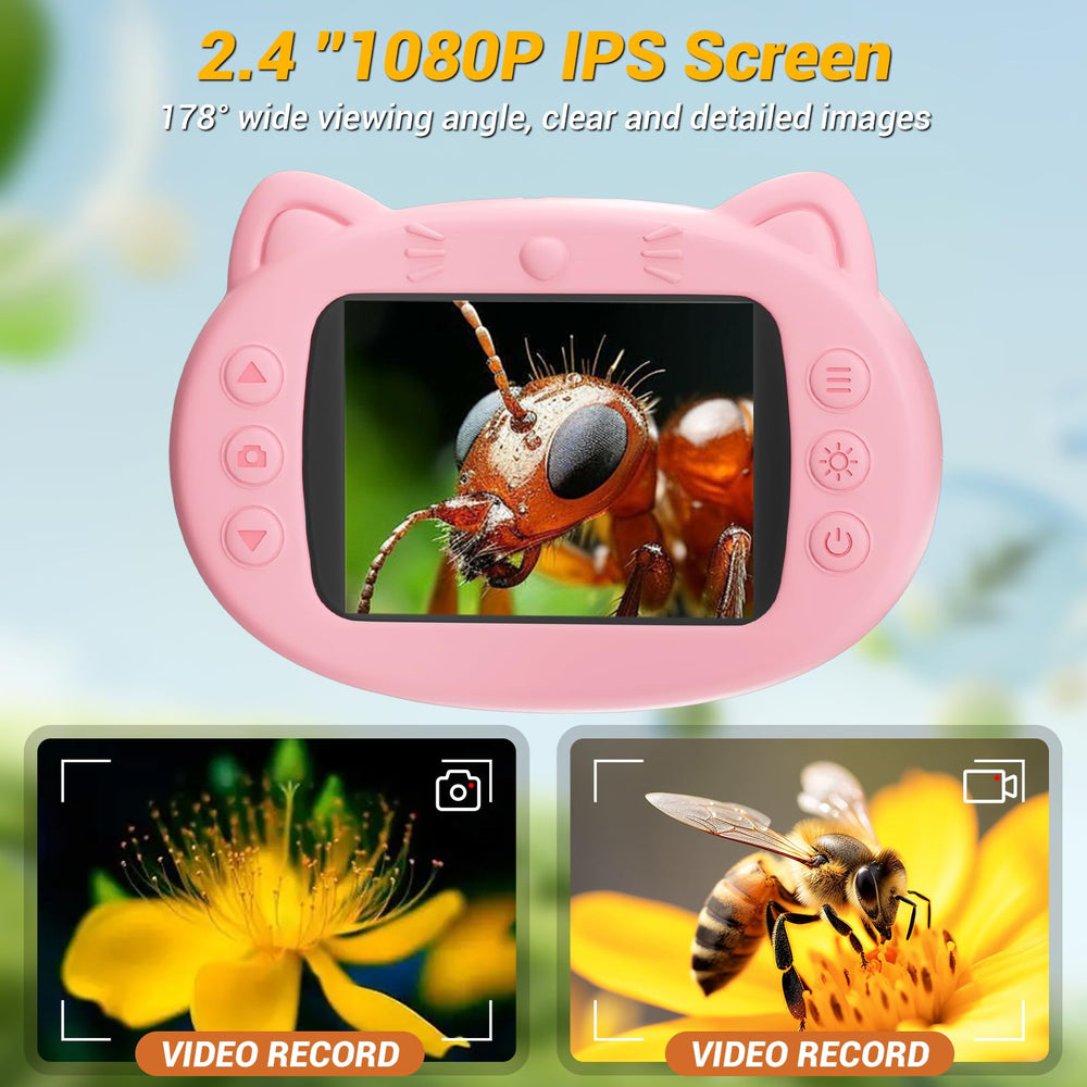 WINWEND pocket microscope with 8 LEDs clarifies details in low light for curious hands.