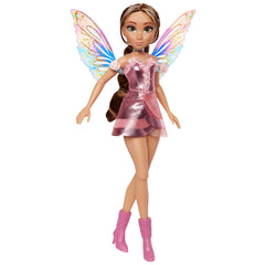 Winx Club Flora Fairy Doll front pose for imaginative play