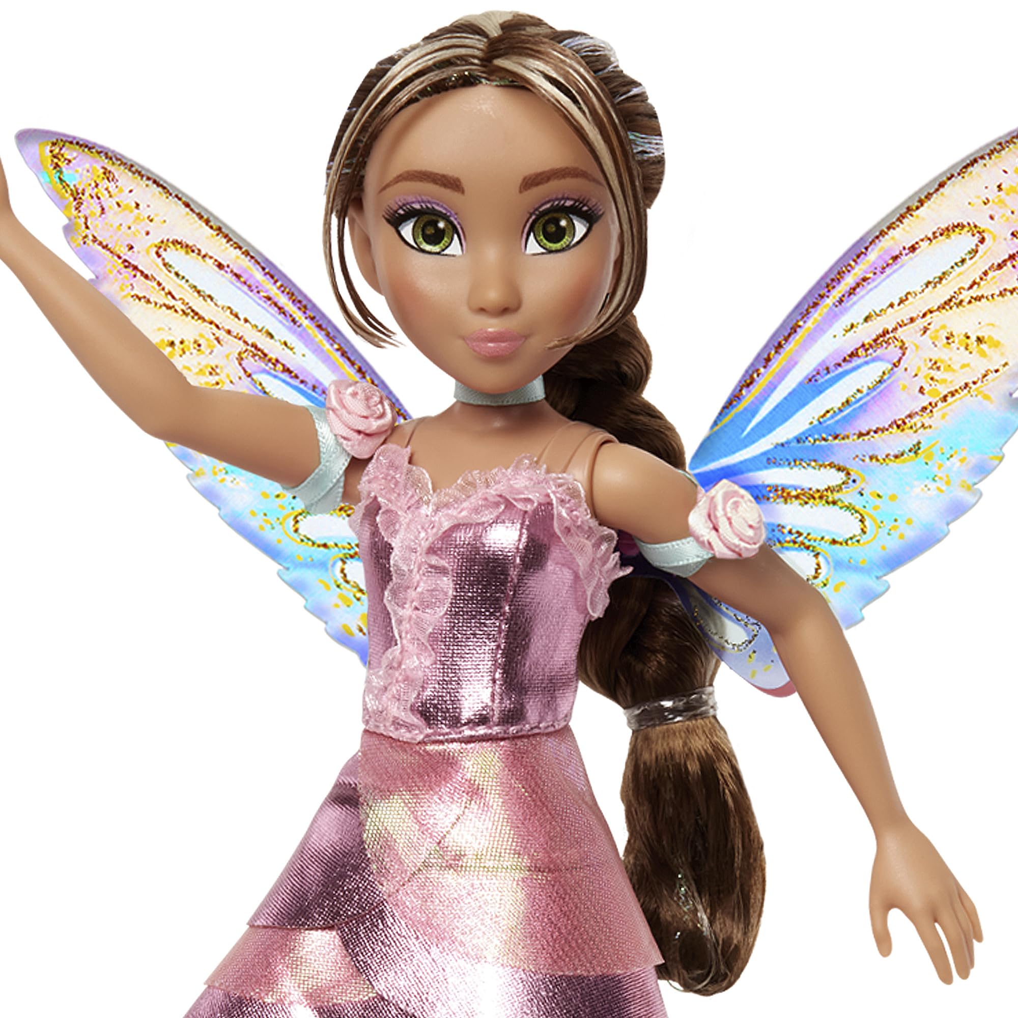 Winx Club Flora Fairy Doll expressive face for friendly tales