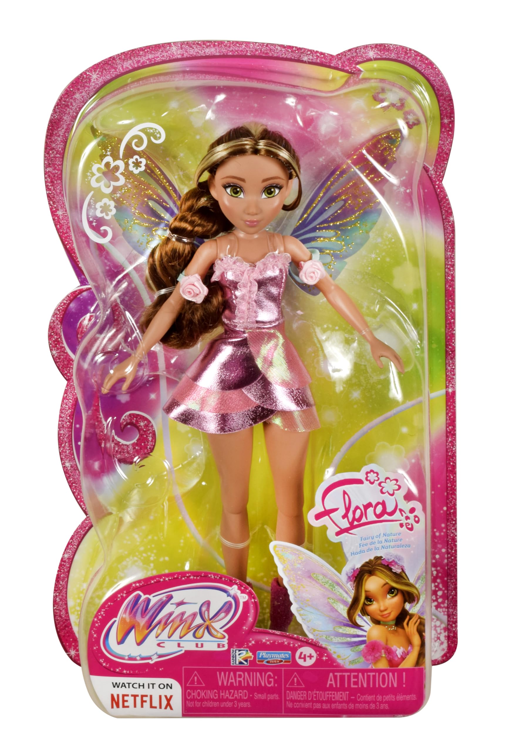 Flora Fairy Doll long braided hair for styling fun