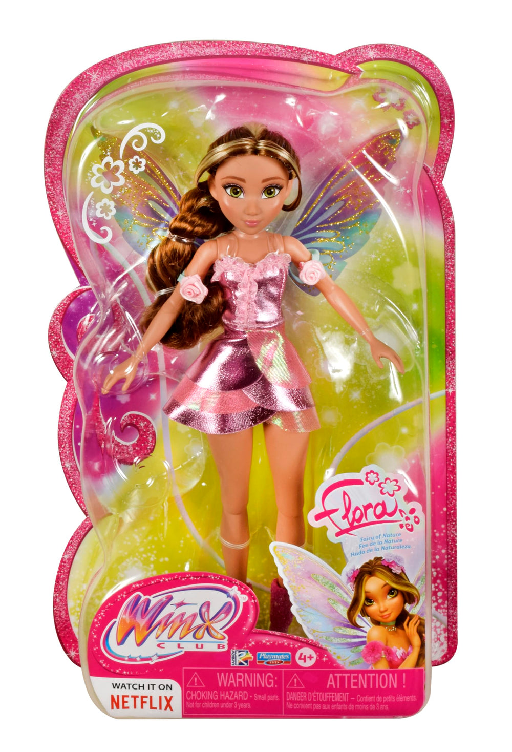 Flora Fairy Doll long braided hair for styling fun