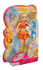 Winx Club Stella orange glitter outfit inspires vibrant storytelling and dress-up.