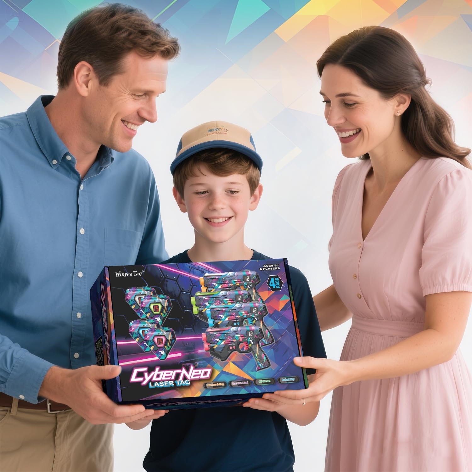 Winyea Tag laser tag gift set, perfect for teens' birthday celebrations.