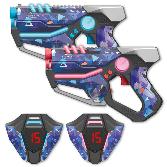 Winyea Tag laser tag guns front view, ideal for family battles and backyard games.