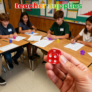 Winzwon dice 10 color set for color based learning and games