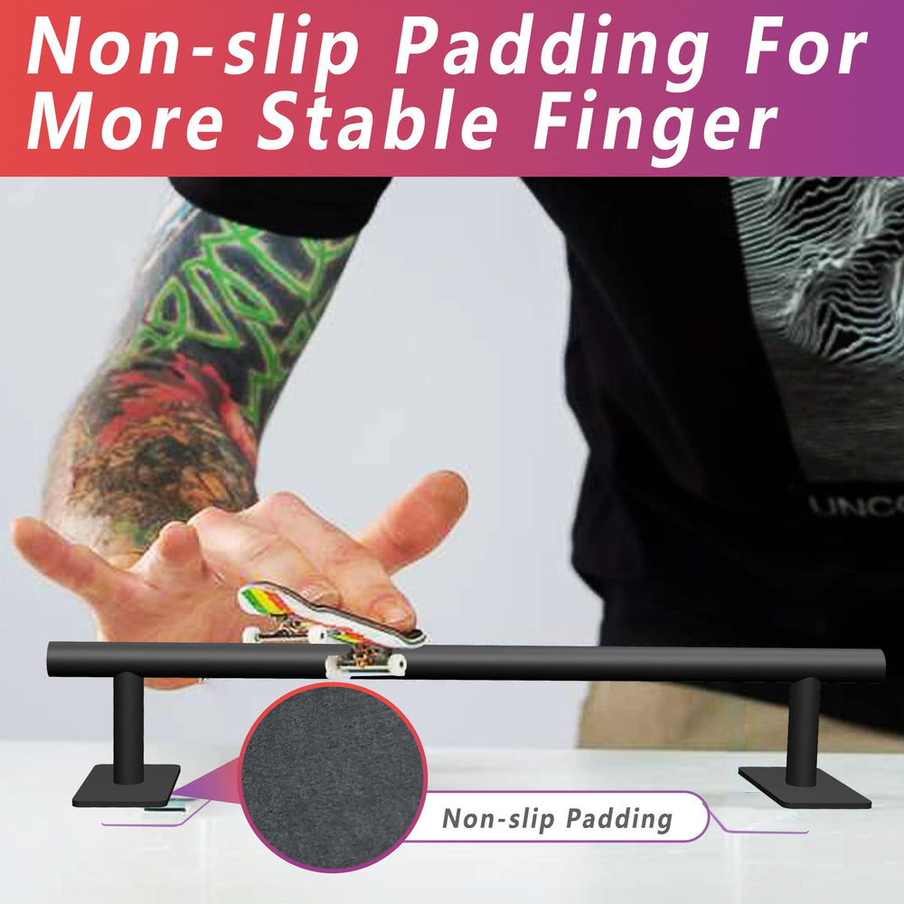 WIPHANY metal fingerboard rail with durable coating for long-term use.
