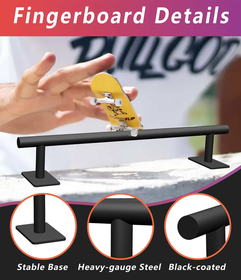 WIPHANY rail includes non-slip mats for steadier table play.