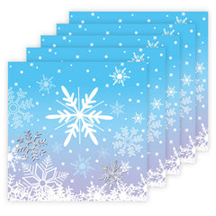 WIQEDOHA disposable Christmas napkins packaging, easy cleanup after celebrations
