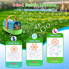 Wisdomlit Bubble Machine regular bubbles for lively party fun