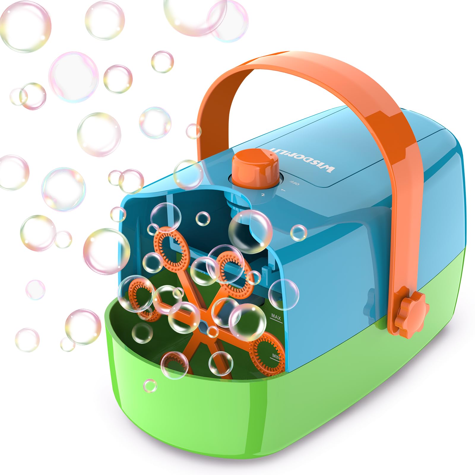 Wisdomlit Bubble Machine small bubbles for gentle outdoor play