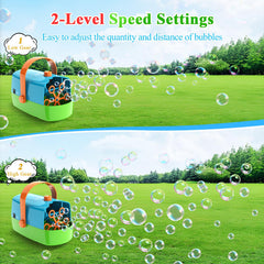 Wisdomlit Bubble Machine 330 ml tank supports longer sessions